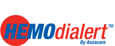 HEMOdialert Logo - Blood Loss Detection for Dialysis Safety